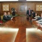 La junta directiva de la Cámara de Comercio se reunió ayer con el nuevo equipo de gobierno municipal