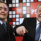 Barbacid, director del Centro de Investigaciones Oncológicas, con Soria
