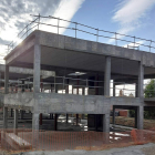 Imagen del estado de las obras del nuevo centro de salud de Sahagún. ACACIO