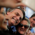 El ultraderechista Jair Bolsonaro durante la campaña electora