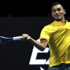 Kyrgios, en un momento del partido ante Nadal.