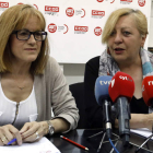 Fonsi Bonafonte y Pilar Fernández, de UGT. MARCIANO PÉREZ