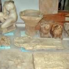 Imagen de parte de las antigüedades descubiertas