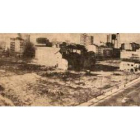 Una imagen histórica. El 28 de octubre de 1966 se ultiman los derribos del Hospicio del siglo XVIII