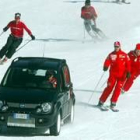 Schumacher y Massa desciende por las pistas de Madonna di Campiglio