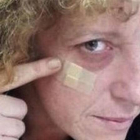 Agredida María Díaz, actriz de 'Aída'.