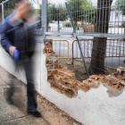 Las obras de la construcción de la nueva puerta, que están paralizadas, se reanudarán en breve.