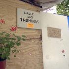 Campamento de Sintel en la Castellana, en Madrid.