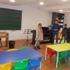 Un momento de la inauguración del edificio de la Escuela de Música. PLANILLO