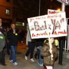 La manifestación de Puente Castro se desarrolló por las calles de León