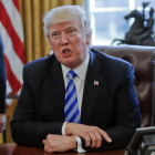 Donald Trump, en el Despacho Oval de la Casa Blanca.