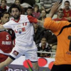 Juanín García fue el principal referente español frente a Egipto. Su tarjeta fue de seis goles.