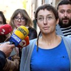 La concejala del pueblo valenciano de Catarroja Datxu Peris, a su salida del juicio. PABLO MARTÍN