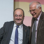 Miquel Iceta y Josep Borrell.