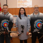 Barredo, Eva González y Arcadio Alonso, en la presentación. LDLM