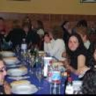 Un momento de la cena de convivencia que cerró los actos en Fabero