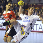 Piñeiro en un partido este año del Abanca Ademar