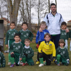 Formación del equipo del Atlético Pinilla B que milita en la categoría prebenjamín.