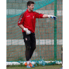 El portero culturalista Jorge Palatsí durante un entrenamiento en el Área Deportiva. JESÚS