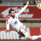 El delantero Rodri Ríos podría tener un acompañante más en el ataque de la Cultural para lo que resta del campeonato. JESÚS F. SALVADORES