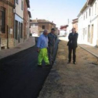 El alcalde realizó una visita a las obras, que estarán terminadas en breve.