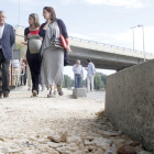 Gutiérrez visitó las obras acompañado por la concejala de Urbanismo, Belén Martín-Granizo.