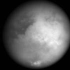 Titán, en una de las imágenes captadas por la agencia espacial