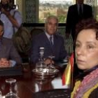Palacio, Bush, Aznar, Narcís Serra, Zapatero y Llamazares