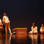Escena de la obra ‘El Laberinto’ que se pondrá hoy en escena en el teatro de Fuenlabrada. DL