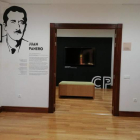 Apartado de la musealización de la Casa Panero dedicado a Juan Panero. DL