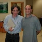 El presidente, Rogelio Pacios, (izquierda) junto a Francisco Calvete