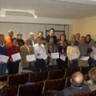 Los donantes recibieron un diploma por su labor social