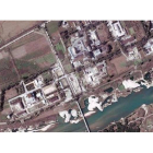 Imagen de satélite de la instalación nuclear de Yongbyon, a unos 90 kilómetros de Pionyang.