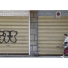 Uno de los locales que han cerrado durante las obras y la crisis económica.