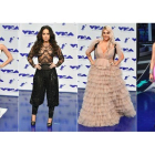 Katy Perry, Demi Lovato, Kesha y Nicki Minaj en los MTV Music Video Awards 2017.