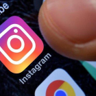 Logo de la aplicación de la red social Instagram en un 'smartphone'.
