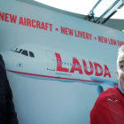 El consejero delegado de Ryanair, Michael OLeary, en la presentación de la compra de Laudamotion. /