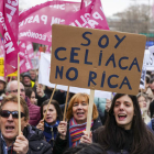 Manifestación convocada por la Asociación de Celíacos y sensibles al gluten. BORJA SÁNCHEZ-TRILLO