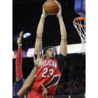 Anthony Davis, durante una acción del juego.