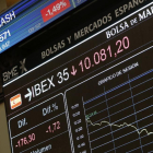 El Ibex 35 registra caídas.