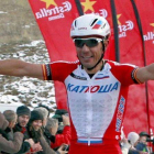 Purito vence en la meta de La Molina de la Volta a Cataluña del 2014.