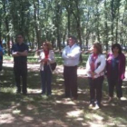 Un momento de las jornadas en el Monte San Isidro.