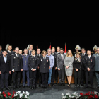 Virginia Barcones, en la fiesta de la Policía. ICAL