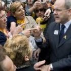 Las mujeres de los trabajadores de Delphi increparon ayer al presidente andaluz, Manuel Chaves