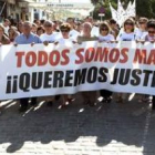 El abuelo de Marta junto a varios familiares acudió a la nueva manifestación que tuvo lugar en la lo