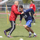 Carpio ya está listo para reaparecer este sábado en el choque ante el Tenerife en El Toralín.