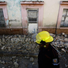 Un bombero venezolano.