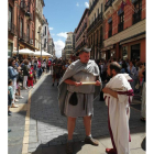 Los niños aprenden costumbres de astures y romanos. P. R.