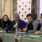 La Urban Trail León se presentó ayer en el Albéitar. MARCIANO PÉREZ
