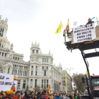 Manifestación por la defensa del campo español este domingo en Madrid. LUCA PIERGIOVANNI